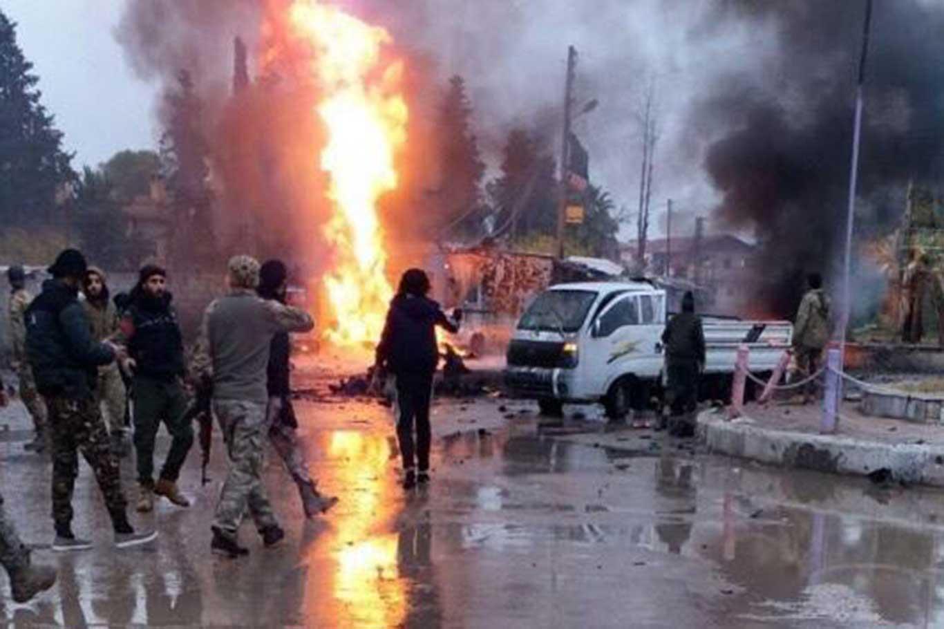 Rasulayn'da bombalı araç saldırısı: 2 sivil öldü